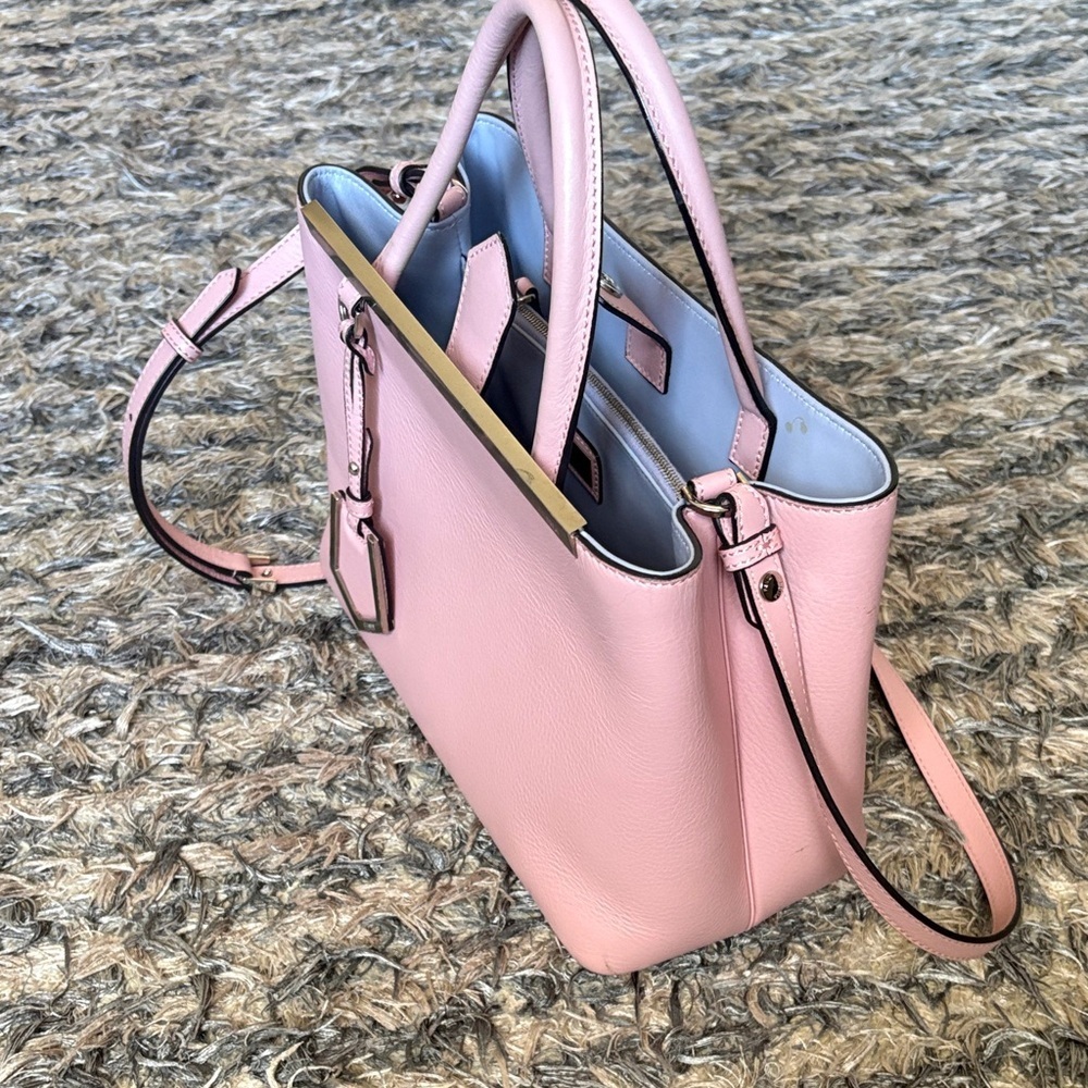 Fendi Light Pink Satchel Silver Hardware 8x11x5 - Picture 7 of 17